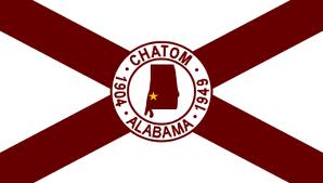 The Alabama state flag: Chatom Alabama 1904 and 1949
